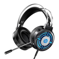 Casque HP H120g 7.1 filaire pour jeux avec suppression du bruit et microphone pour ordinateur portable et ordinateur de bureau