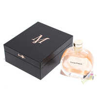 Boîte cadeau en papier de parfum imprimé de luxe Boîtes d'emballage de bouteilles de parfum cosmétiques Boîte cadeau de parfum à tiroir en papier personnalisée avec logo