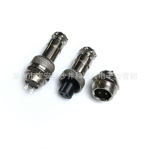 Conector de Aviación GX12 de 2, 3, 4 y 5 Pines, Adaptador de Aleación de Zinc para Conexión de Cables - Product Image 1