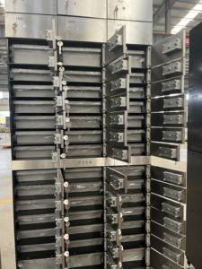 बिल्ट-इन हिंज बॉन्ड बॉक्स और वॉल्ट के लिए डुअल की लॉक के साथ स्टेनलेस स्टील सेफ डिपॉजिट बॉक्स - Product Image 6