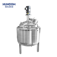 Mélangeur industriel de shampooing de 500 L, machine à fabriquer du savon liquide pour le lavage des mains, machine à homogénéiser les liquides chimiques, réservoir de mélange