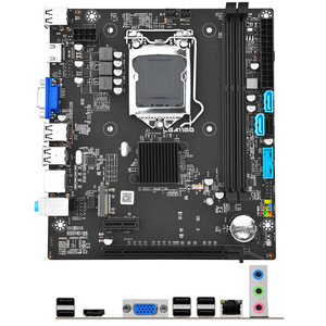 เมนบอร์ด H81 LGA 1150 Micro ATX DDR3 ชิปเซ็ตอินเทล USB 3.0 SATA HDMI VGA อีเธอร์เน็ตเดสก์ท็อปพีซี - Product Image 1