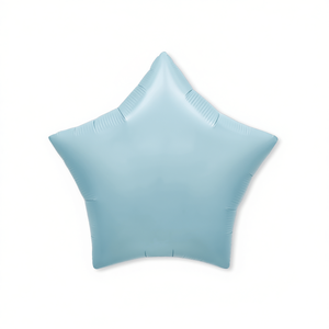 Ballon étoile en feuille d'aluminium Party Love, 48 cm, bleu, jetable, pour les fêtes d'anniversaire des nourrissons - Product Image 2