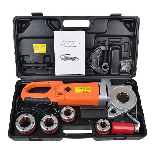 High Quality Low Price Stainless Steel Portable Electric Pipe Threading Machine