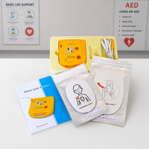 Dispositif d'entraînement au DAE (<span class=keywords><strong>Défibrillateur</strong></span> Externe Automatisé) XFT D0009, mini simulateur de DAE, fabricant de simulateurs de DAE pour les intervenants en RCP - Product Image 1