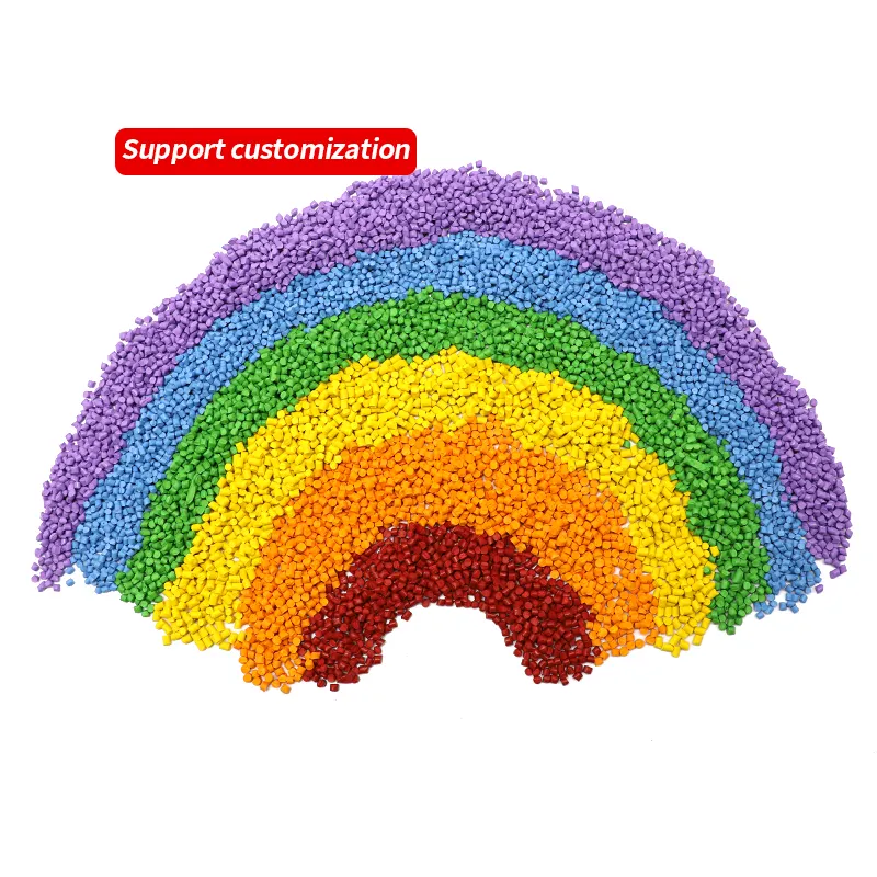 Colour Masterbatch Granulated Plastic EVA/TPU Granules