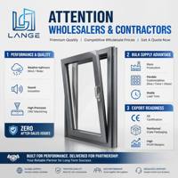 Ventanas Abatibles y Oscilobatientes de Aluminio de Alta Calidad LANGE, Doble Acristalamiento, Aislamiento Térmico, Ahorro de Energía, Apertura Interior para Viviendas