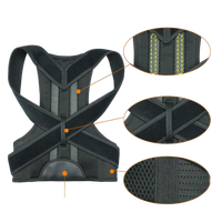 Ceinture de soutien ajustable pour corriger la posture, avec protection pour les épaules et le haut du dos