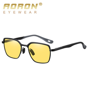 A766 aoron แว่นตากันแดดโฟโตโครมิกแฟชั่นใหม่สำหรับผู้ชายแว่นกันแดดโพลาไรซ์แว่นกันแดดสำหรับขับรถเปลี่ยนสีคนขับรถธุรกิจ - Product Image 4