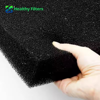 Filtre à air en éponge de polyuréthane au charbon actif - Anti-poussière et retardateur pour souffleur, boîte de distribution et compresseur d'air
