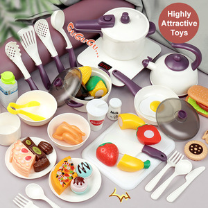 Ensemble de cuisine de jeu pour enfants personnalisé avec cuisinière à induction et accessoires alimentaires - Product Image 4