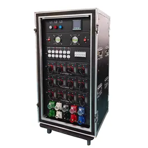 400A Camlock Power Box Edison Power Rack Socapex Edison Distribution Box for Stage Lighting