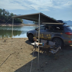 Travelling Trail per esterni Camping SUV portellone per tenda pieghevole per auto portatile posteriore casa tenda per campeggio in famiglia - Product Image 5