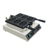 Machine à gaufres en nid d'abeille pour glaces, machine à gaufres sur bâton, vente chaude, machine à scones, 3 pièces, électrique commercial