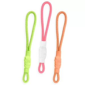 2025 Custom logo Bag Garments Accessories Nylon Plastic Rubber Zipper Pull Puller Rope Zipper Slider Pull Tabs Heads