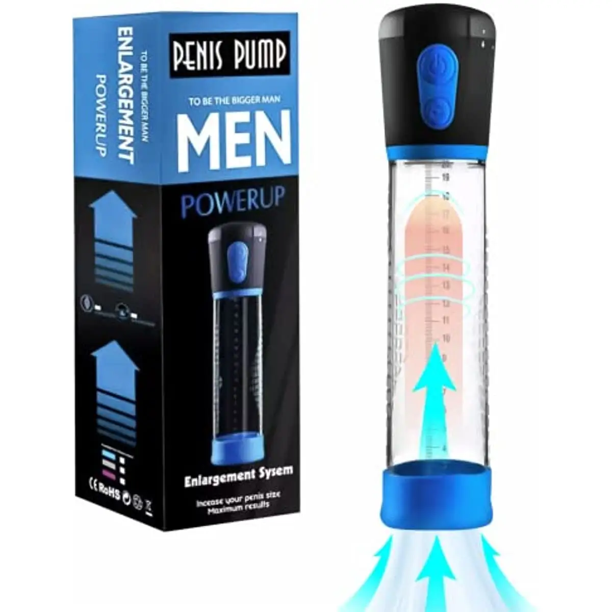 Mainan seks pompa Penis elektrik untuk pria Masturbator pemanjangan Penis pompa vakum penebal pemijat pembesar Penis