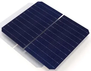 Harga pabrik sel surya poli kualitas A 22.1% ~ 23.2% bahan baku untuk panel surya Beli 166 sel 9BB 182 10BB
