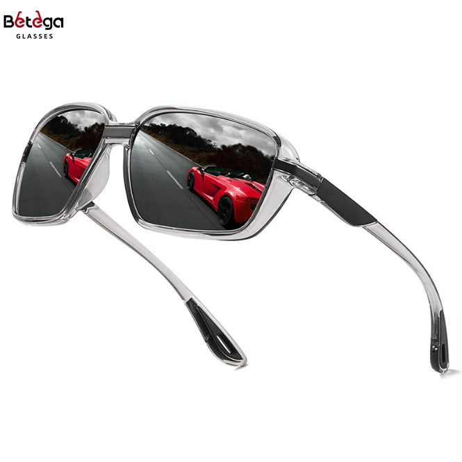 Bettega New Style square Outdoor Sports Cycling Men's Polarized Sunglasses for Drivers and Fishing