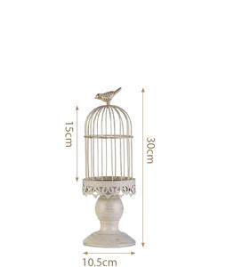 Sıcak satış yaratıcı Retro kafes mumluk dekorasyon avrupa demir mum standı düğün restoran sahne - Product Image 6