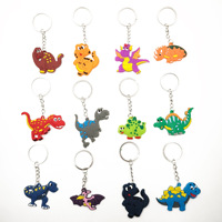 Porte-clés en PVC souple 3D/2D personnalisés avec logo d'animaux mignons, écologiques, durables, cadeaux promotionnels, souvenirs