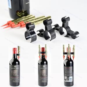 Bougie d'anniversaire pour bouteille de <span class=keywords><strong>champagne</strong></span> unique, feu d'artifice, <span class=keywords><strong>fontaine</strong></span> de glace de sécurité, clip en plastique, support pour gâteau de fête, mariage - Product Image 1