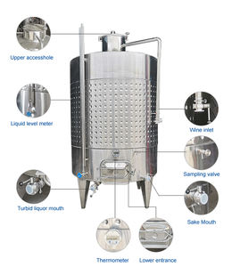 Personalizado 316l alimentos químicos grandes 30m3 1000L 20000L cocina aceite de oliva de Palma tanque de almacenamiento de agua de acero inoxidable para refinería - Product Image 5