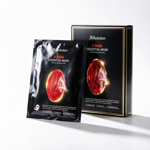 Masque facial en feuille JMsolution V Skin Essential Mask à l'acide hyaluronique, pour tous types de peaux, soin quotidien - Product Image 1