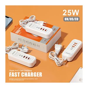 Prodotto più venduto QC3.0 PD 3 USB caricatore da parete spina da viaggio, EU US 35W tipo C caricabatterie adattatore veloce - Product Image 3