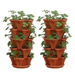 Vertical Mini Honey Pot Plastic Bonsai Resin Tall Outdoor Planters <strong>Vaso</strong> Da <strong>Esterno</strong> for Garden - Product Image 1