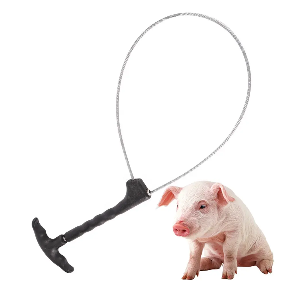 Livestock Pig Holder Animal Hog Catcher Pig Fixed Wire Ropes Sleeve