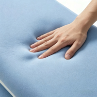 Oreiller en mousse à mémoire de forme à rebond lent, rembourré en tissu moderne, pour le soulagement des douleurs cervicales (vente en gros)