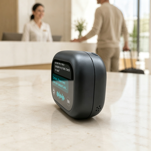 Écouteurs de traduction IA multiplateformes 6.0 Plug and Play, casque sans fil 100 langues pour Zoom, Teams, <span class=keywords><strong>Google</strong></span> Meet - Product Image 1