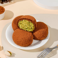 Oferta Especial: Bolas de Arroz Glutinoso Rellenas de Chocolate con Pistacho Estilo Dubai, Mochi de Chocolate para Fiestas