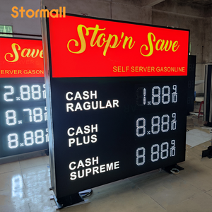 ป้ายราคาดิจิตอล LED <span class=keywords><strong>7</strong></span> เซกเมนต์ ขนาด 36 นิ้ว 4 หลัก 8.888 สำหรับปั๊มน้ำมัน - Product Image 4