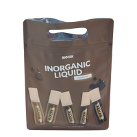Sachet Doypack Marron Personnalisé Imprimé Mat avec Fermeture Ziplock et Poignée Découpée