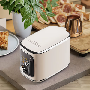 <span class=keywords><strong>Grille</strong></span>-<span class=keywords><strong>pain</strong></span> à 2 tranches avec réglage de la température à 6 niveaux + bouton d'annulation, curseur, plateau à miettes. - Product Image 4