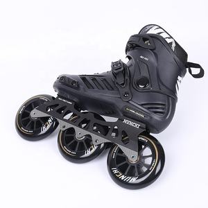 Rollers en Ligne de Vitesse Freestyle Slalom pour Hommes et Femmes, Chaussures de Patinage à <span class=keywords><strong>3</strong></span> <span class=keywords><strong>Roues</strong></span> en Alliage d'Aluminium, <span class=keywords><strong>Roues</strong></span> en PU, Vente en Gros pour Adultes - Product Image 4