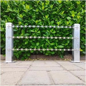Fil barbelé en acier inoxydable pour rasoirs à épiler, 10 pièces, pour clôtures de ferme et de jardin, durable, pour enclos extérieurs et arrière-cour - Product Image 5