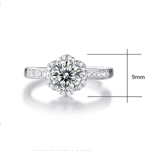 Anillo de compromiso de moissanita para boda, de 2 quilates, de lujo, de marquesa, solitario, plata 925 - Product Image 5