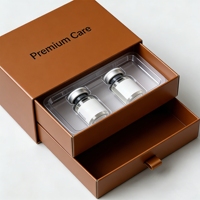 Boîtes de capsules de peptides de luxe en gros, emballages rigides personnalisés de 3 ml et 5 ml pour l'industrie pharmaceutique