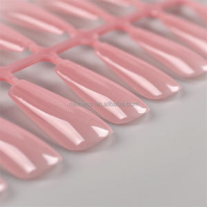 Moyen cercueil faux ongles artificiels couverture complète ongles <span class=keywords><strong>Capsule</strong></span> <span class=keywords><strong>Gel</strong></span> X couleur ongles conseils quotidien automne Look - Product Image 3