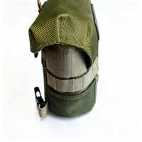 Pochette tactique MOLLE de luxe pour jumelles, sac de rangement portable en tissu Oxford résistant aux chocs pour la chasse et l'observation des oiseaux