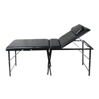 Lit de massage de tatouage pliant portable moderne Lit de table de spa réglable pour salon de beauté