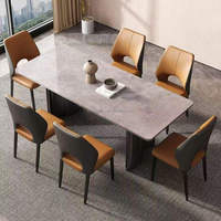 Chaises de salle à manger de style européen moderne, couleurs personnalisées, métal, mobilier commercial pour hôtel, école, villa