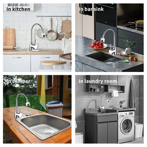 Rubinetti rotanti per lavello da cucina e da bagno a 360 gradi <span class=keywords><strong>con</strong></span> purificatore del <span class=keywords><strong>filtro</strong></span> a cartuccia in cartone PP d'acqua e tubo flessibile - Product Image 6