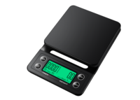 Balance électronique de cuisine et de café à 6 unités, 3 kg/5 kg, précision 0,1 g, avec minuterie, fonctionne sur piles
