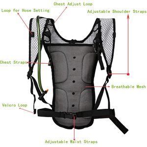 Mochila de hidratación ligera para ciclismo, paquete de hidratación fresca, en producción - Product Image 3