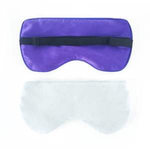 शहतूत रेशम Aromatherapy माइक्रोवेव भारित आँख का मुखौटा लैवेंडर और सूखी आंखों के लिए Flaxseed आंख तकिया योग - Product Image 4