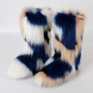Botas de Nieve de Plataforma con Diseño de Peluche Suave y Antideslizantes para Mujer, Botas de Piel Sintética con Peluche para Fiestas - Product Image 5