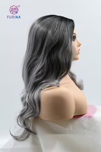 Europeo cosplay <span class=keywords><strong>parrucca</strong></span> ombre lungo di alta temperatura della fibra dei capelli onda naturale parrucche sintetiche <span class=keywords><strong>per</strong></span> le giovani ragazze - Product Image 5